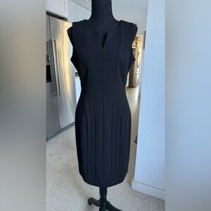 NWT Calvin Klein Black Midi Dress